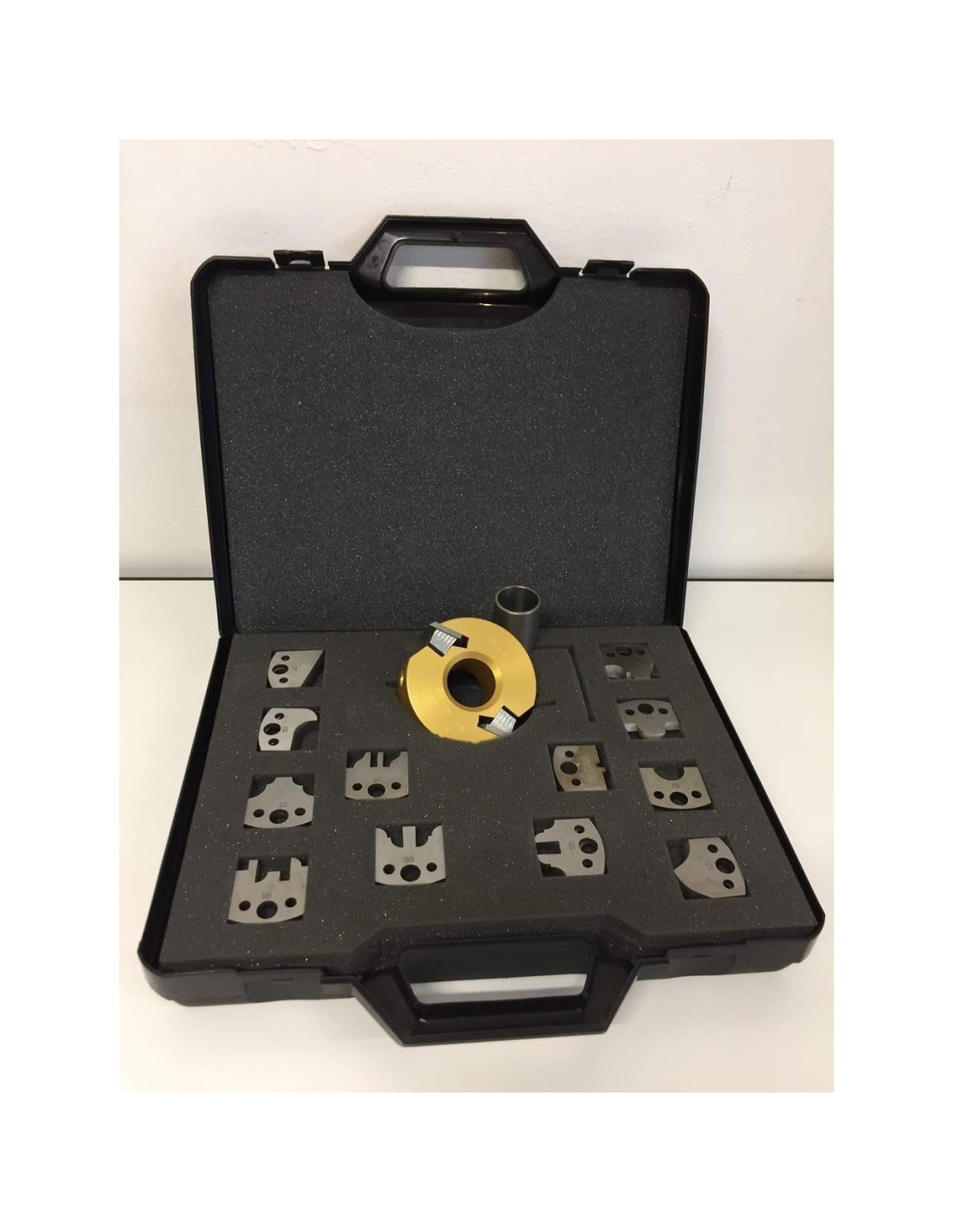 Coffret Porte-Outils À Profiler Avec 13 Jeux De Couteaux Profilés Pour Toupie