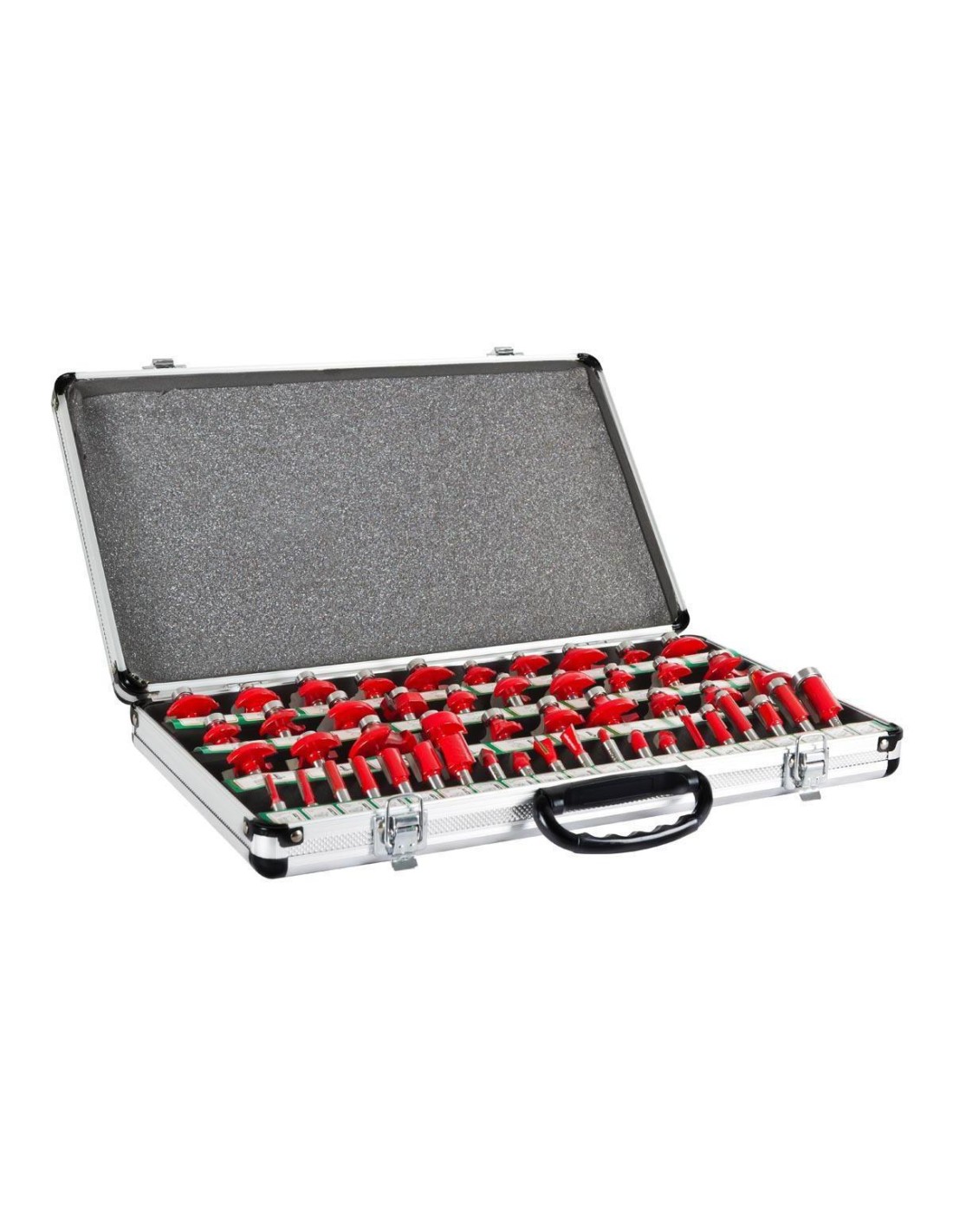 Fraises profile 8 mm defonceuse bois coffret 50 pieces Holzmann ofs50