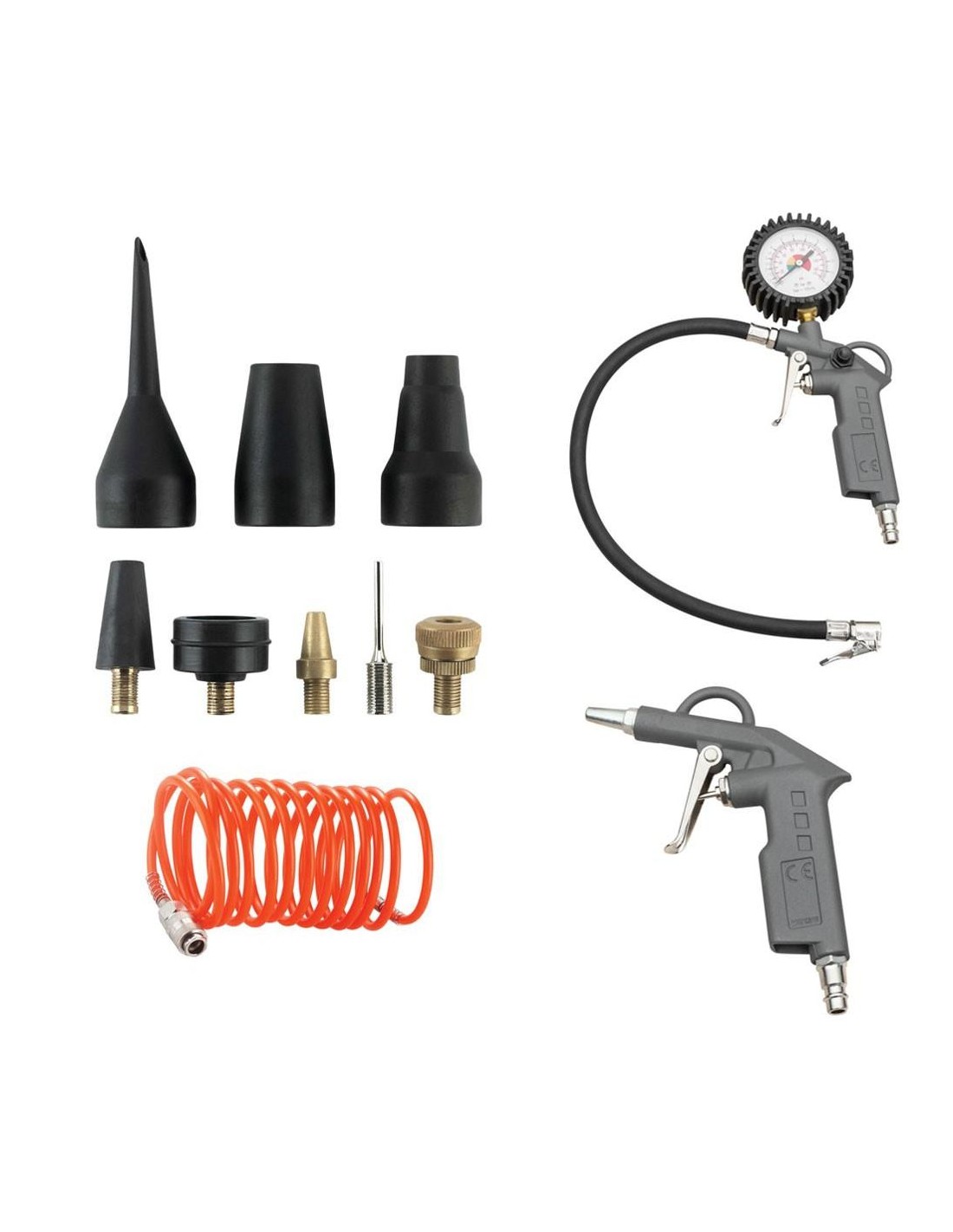 Kit 11 pcs accessoires compresseur air pneumatique Zipper zi-comzub11