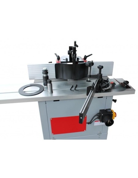 5 - Toupie 4 vitesse table de fraiseuse avec arbre fixe Holzmann fs 160l