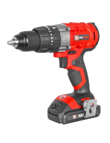 1 - Perceuse visseuse sans fils &agrave; percussion 18v 2 ah Holzmann aks45ind