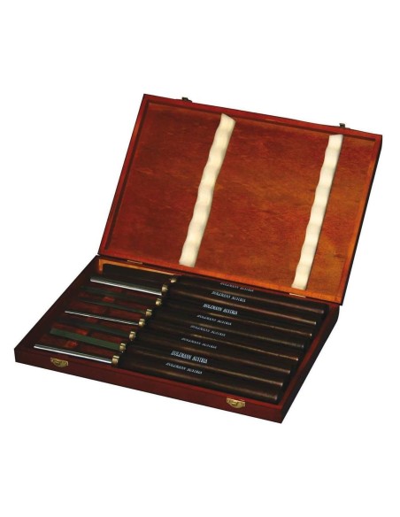 JEU 8 PCS GOUGES CISEAUX DE TOURNAGE POUR BOIS TOUR HOLZMANN H8TLG