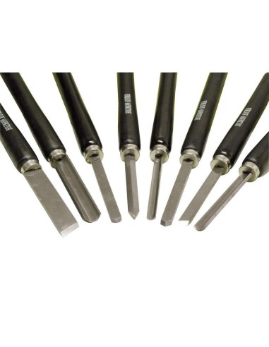 JEU 8 PCS GOUGES CISEAUX DE TOURNAGE POUR BOIS TOUR HOLZMANN H8TLG