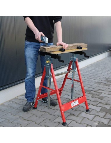 ÉTABLI BANC DE TRAVAIL DE SERRAGE PLAN PLIABLE INCLINABLE HOLZMANN WST10