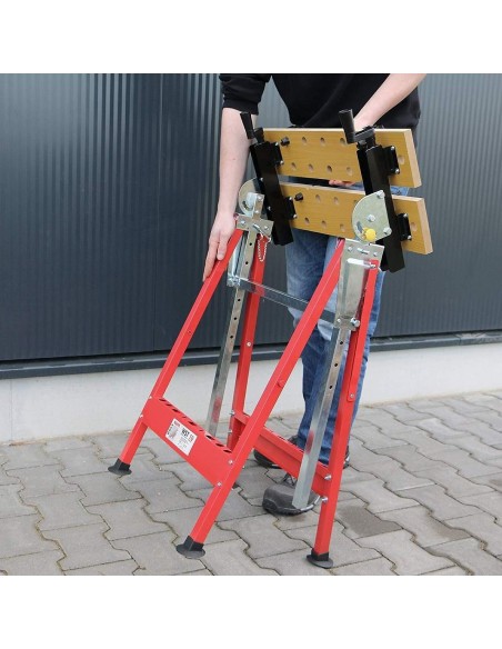 ÉTABLI BANC DE TRAVAIL DE SERRAGE PLAN PLIABLE INCLINABLE HOLZMANN WST10