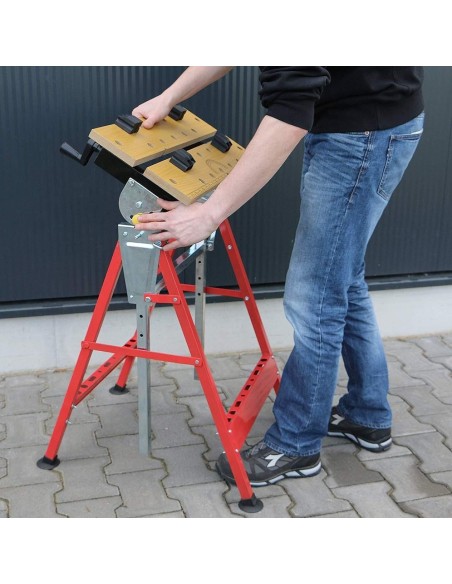 ÉTABLI BANC DE TRAVAIL DE SERRAGE PLAN PLIABLE INCLINABLE HOLZMANN WST10