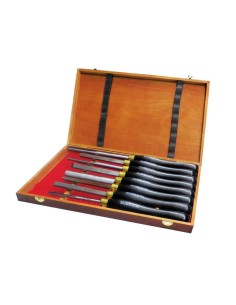 JEU 8 PCS GOUGES HSS CISEAUX DE TOURNAGE POUR BOIS TOUR HOLZMANN H8TLGN