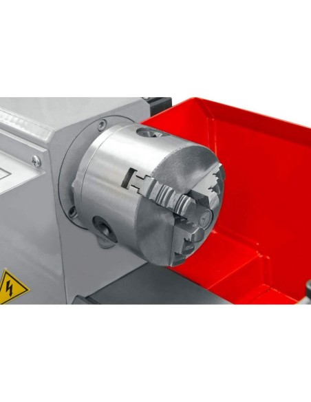 2 - Tour a metaux d'etabil avec variateur Holzmann ed300eco + 9 outils 9tlg10