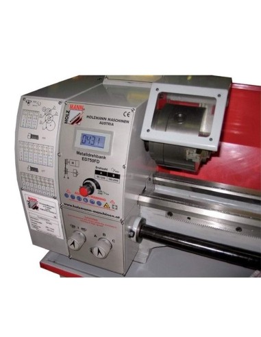 2 - Tour a metaux d'etabil 520 mm avec variateur Holzmann ed750fd 230v