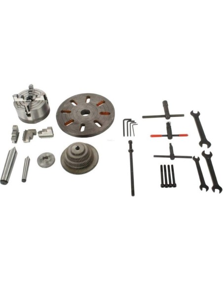 5 - Tour a metaux d'etabil 520 mm avec variateur Holzmann ed750fd 230v