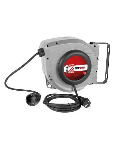 1 - Enrouleur de câble automatique 10 metres 230v Holzmann ekr10m