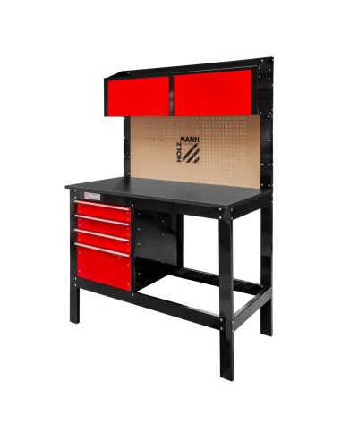 ETABLI D'ATELIER BANC TRAVAIL AVEC PANNEAU OUTILS ET TIROIR HOLZMANN WT39