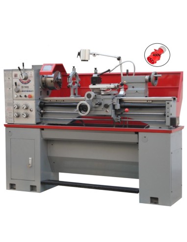 1 - Tour à métaux d'étabil professionel avec banc 400v Holzmann ed1000g