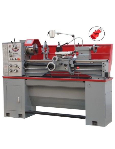 1 - Tour à métaux d'étabil professionel avec banc 400v Holzmann ed1000g