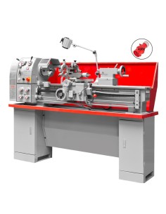 1 - Tour à métaux d'étabil professionel avec banc 400v Holzmann ed1000n