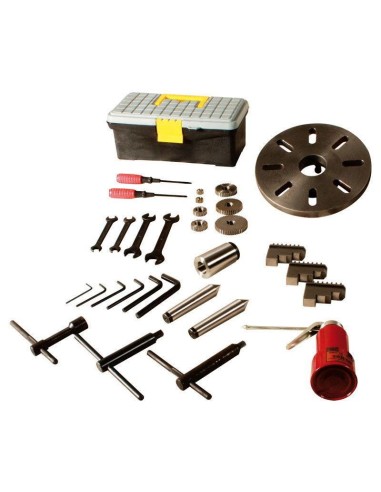 4 - Tour à métaux d'étabil professionel avec banc 400v Holzmann ed1000n