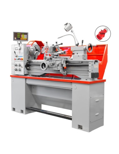 1 - Tour à métaux d'étabil professionel avec banc 400v Holzmann ed1000fdig