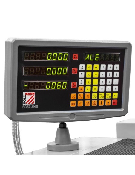 3 - Tour à métaux d'étabil professionel avec banc 400v Holzmann ed1000fdig