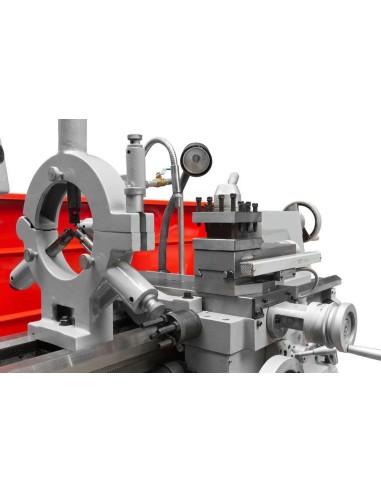 2 - Tour a metaux d'etabil professionel avec banc 400v Holzmann ed1000pidig