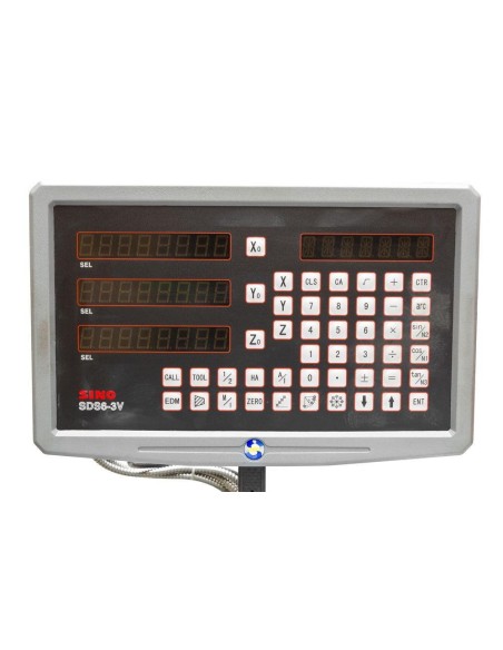 3 - Tour a metaux d'etabil professionel avec banc 400v Holzmann ed1000pidig