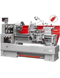 1 - Tour a metaux d'etabil professionel avec banc 400v Holzmann ed1500indig80