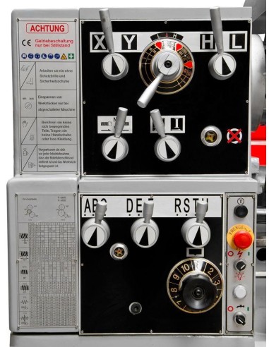 2 - Tour a metaux d'etabil professionel avec banc 400v Holzmann ed1500indig80