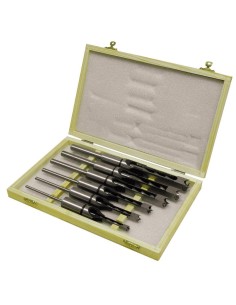 1 - Jeu coffrets de 6 bedanes outils a bois Holzmann stm26b