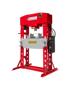 1 - Presse hydraulique manuelle et pneumatique d'atelier 100 ton Holzmann wp100h