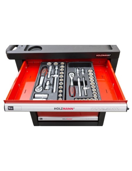 2 - Chariot atelier 391pcs outils caisse roulettes roulant servante Holzmann ww790w