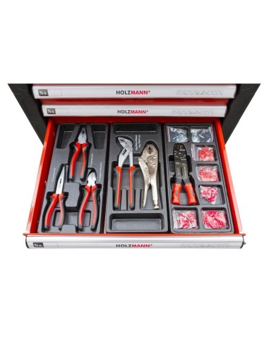 3 - Chariot atelier 391pcs outils caisse roulettes roulant servante Holzmann ww790w