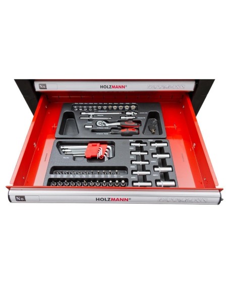 7 - Chariot atelier 391pcs outils caisse roulettes roulant servante Holzmann ww790w