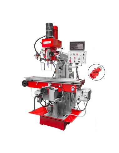 1 - Fraiseuse universelle fraisage vertical et horizontal Holzmann bf1000ddro 400v