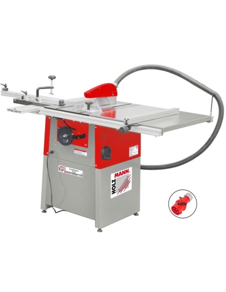 1 - Scie circulaire de table de précision avec chariot Holzmann ts250 400v