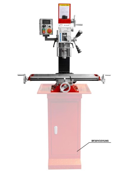 4 - Perceuse fraiseuse métal 230v Holzmann bf25vln