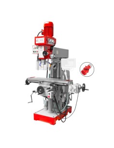 1 - Fraiseuse universelle fraisage vertical et horizontal Holzmann bf500d 400v