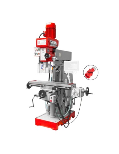 1 - Fraiseuse universelle fraisage vertical et horizontal Holzmann bf500d 400v