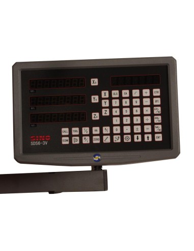 2 - Perceuse fraiseuse métal Holzmann bf50dig 400v