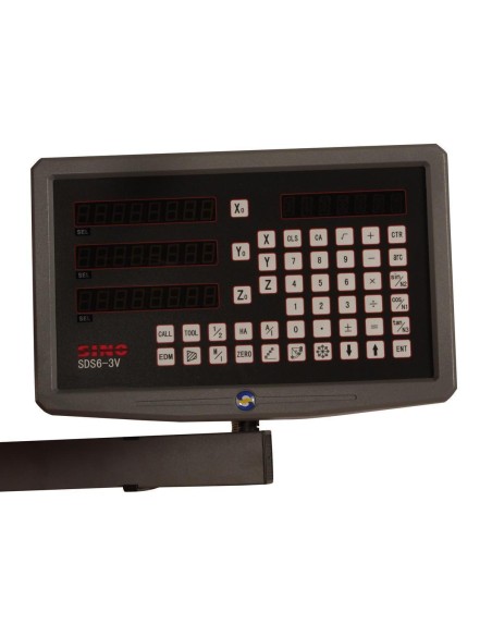 2 - Perceuse fraiseuse métal Holzmann bf50dig 400v