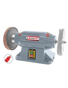 1 - Touret &agrave; polir de polissage polisseuse Holzmann dsm200ps 400v