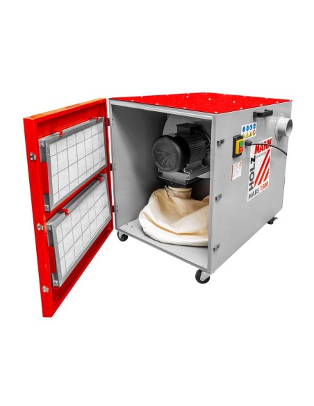 2 - Aspirateur à copeaux métal 1500w Holzmann mabs1500 400v