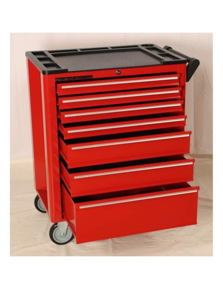 2 - Chariot d'atelier outils caisse roulettes roulant Holzmann ww690l