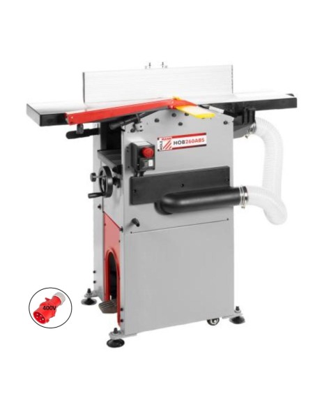 1 - Rabot d&eacute;gauchisseuse rabot epaisseur pour bois Holzmann hob 260abs 400v