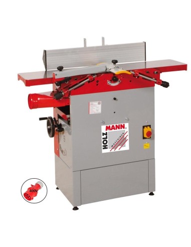 1 - Dégauchisseuse raboteuse&nbsp;epaisseur bois Holzmann hob 260nl 400v