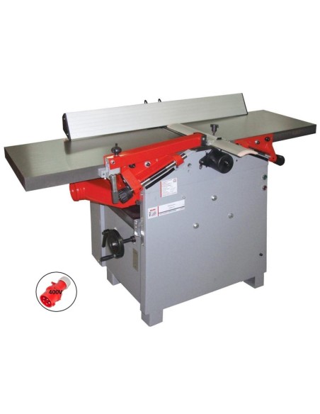 1 - Dégauchisseuse raboteuse&nbsp;epaisseur bois Holzmann hob410n 400v