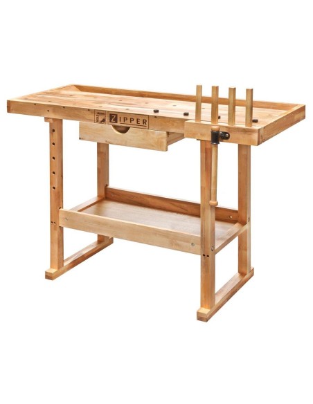 1 - Etabli en bois professionnel banca travail professionnel tiroir Holzmann wb126