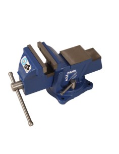 1 - Etau d'établi de serrage 100 mm en fonte base tournante Holzmann wbs100n