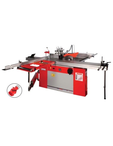 1 - Fraiseuse a equariser scie circulaire a bois Holzmann KF315VF2600 400V