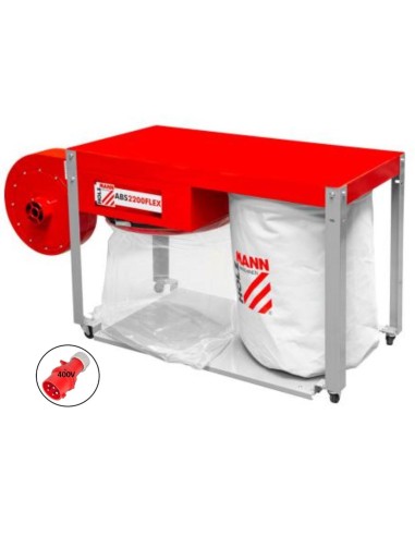 1 - Aspirateur poussiere extracteur collecteur copeaux Holzmann abs2200flex 400V