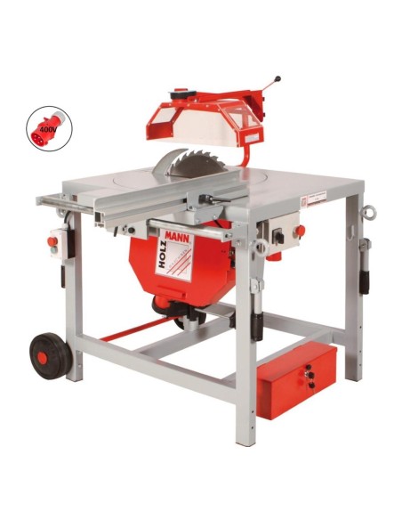 3 - Banc scie charpentier pour bois Holzmann ts400z 400v