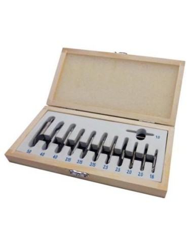 1 - Trousse 12 pieces foret a centrer Holzmann zbs12tlg